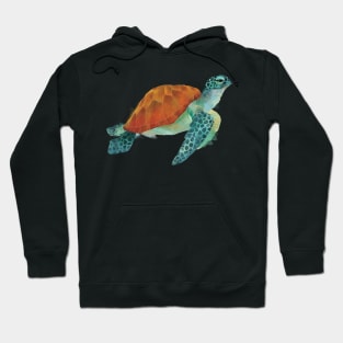 Green Sea Turtle - No Background Hoodie